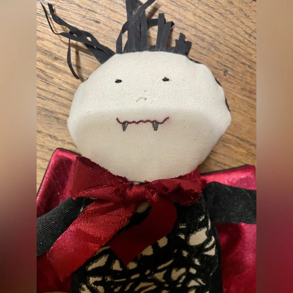 Vampire Halloween Cover Plush Black